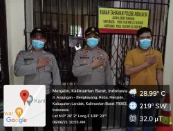 Kapolsek Bersama Anggotanya Cek Ruang Tahanan