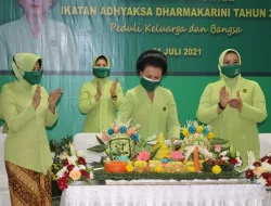 JAKSA AGUNG RI DAN KETUA UMUM IAD MEMBERIKAN SAMBUTAN PADA ACARA PERINGATAN HARI ULANG TAHUN XXI IKATAN ADHYAKSA DHARMAKARINI TAHUN 2021