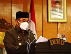 Bupati Hadiri Paripurna DPRD, Pengambilan Keputusan Terhadap Raperda Tentang Tentang Pertanggungjawaban Pelaksnaan APBD tahun 2020.