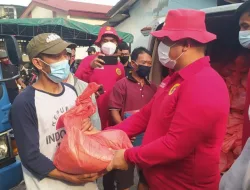 Posko Bantuan Penanganan Covid Bantu Korban Kebakaran