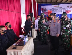 Tinjau Vaksinasi Serentak 31 Titik di Sumut, Kapolri Pastikan Target Presiden Jokowi Tercapai