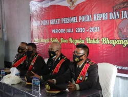 Kapolres Bintan Lepas Personil Polres Bintan Yang Purna Tugas