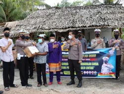 Operasi Keselamatan Seligi 2022,Sat Lantas Polres Lingga Gelar vaksinasi dan Bansos