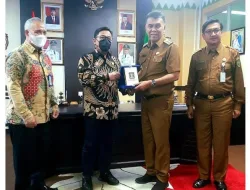 Bupati Natuna Sambut Kedatangan Kemenkumham Kepri Ke Natuna.