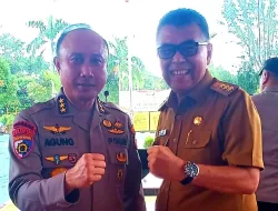Irwasum Polri di Dampingi Bupati Natuna Resmikan Polsek Pulau Laut.