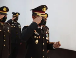 Kapolres Bintan Ikuti Upacara Peringatan Hari lahir Pancasila tahun 2022 Secara Virtual