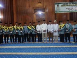 Resmi 46 Jama’ah Calon Haji Natuna di lepas oleh Bupati Natuna.