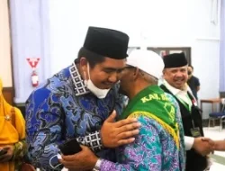 Roby Sambut Ketibaan Jemaah Haji Bintan Di Embarkasi Batam