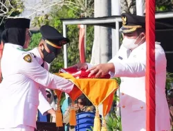 Perdana Pemkab Bintan Gelar Upacara HUT RI di Lapangan Sri Bintan Buana Busung