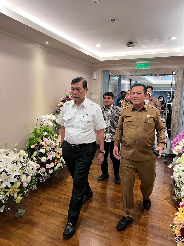 Gubernur Temui Luhut Binsar Bahas Penambahan Investasi KEK Galang Batang
