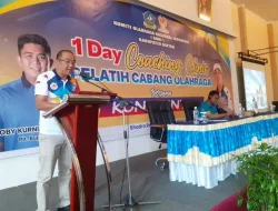 Menuju Porprov Kepri 2022, KONI Bintan Gelar Coaching Clinic