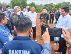 Plt Bupati Sambut Kunker Komisi IV DPR RI di Lahan Ex Tambang Kabupaten Bintan