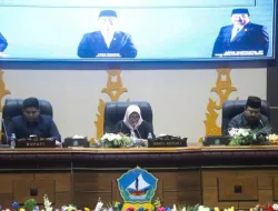 Bupati Bintan Serahkan Ranperda Pengelolaan Keuangan Daerah ke DPRD Bintan.