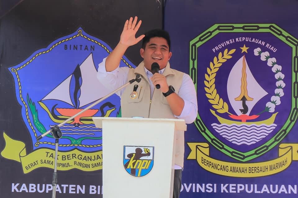 Hadiri Pelantikan Pengurus DPD KNPI Bintan,” Roby : Mari jadikan Kebangkitan Bintan Sebagai Perjuangan kita bersama