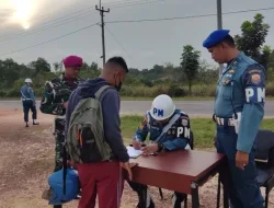 Polisi Militer Lantamal IV Batam Laksanakan Opsgaktib