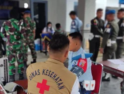 HUT PM AL Ke 77, Pom Lantamal IV Batam Adakan Donor Darah