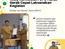 Serahkan DPA 2023, Roby Kurniawan : OPD Harus Gerak Cepat Laksanakan Kegiatan