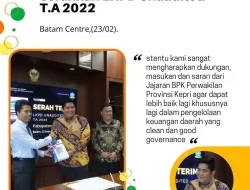 Bupati Roby Serahkan LKPD Unaudited T.A 2022