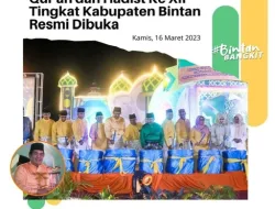 Seleksi Tilawatil Qur’an dan Hadist Ke XII Tingkat  Bintan Resmi Dibuka