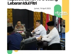 Bupati Roby Rapat Bersama FKPD Jelang Lebaran Idul Fitri