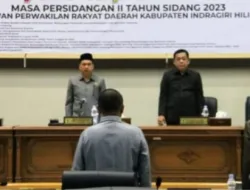 DPRD Inhil Laksanakan Rapat Paripurna ke-6 Masa Persidangan II Agendakan 6 Ranperda