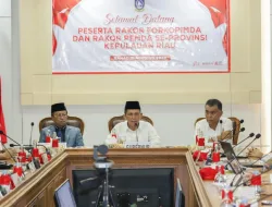 Ketua DPRD Prov Kepri Hadiri Rakor FORKOPIMDA dan Pemda Kabupaten/Kota di Natuna