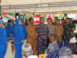 Kapolres Bintan Dampingi Danlanal Bintan Resmikan Kampung Bahari Bintan
