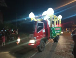 Meriahnya Malam Takbir di Tanjungpinang, Penuh Mobil Hias