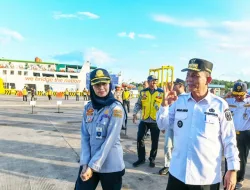 Resmikan Posko Terpadu Angkutan Lebaran di Punggur,  Ansar Berharap Masyarakat Bisa Mudik Dengan Lancar dan Aman