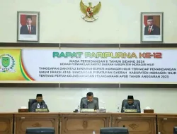 Pemkab Inhil Sampaikan Jawaban Pemerintah Terhadap Pandangan Fraksi-fraksi DPRD Terkait LKPj APBD 2023