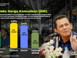 Inflasi Kepri Stabil dan Terkendali, di Bawah Target Nasional