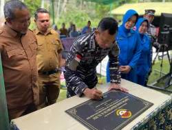 Danlanal Ranai Resmikan Kampung Bahari Nusantara di Desa Batu Gajah, Natuna