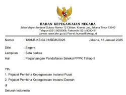 Pendaftaran PPPK Diperpanjang Lagi, Kini Hingga 20 Januari
