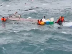 Kapal KM Melati Indah Tenggelam di Perairan Tanjung Nyang, 6 ABK Selamat Dievakuasi