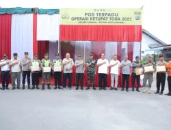 Taufik ZA dan Forkopimda Tinjau Pos Pengamanan Lebaran 2025