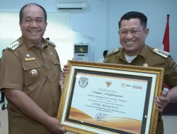 Bupati dan Wabup Asahan Hadiri Penyerahan SPPT PBB-P2 2025