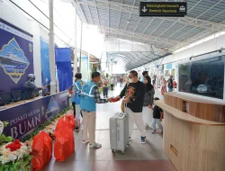 Pupuk Indonesia Hadirkan Posko Mudik BUMN di Pelabuhan Tanjung Balai Karimun