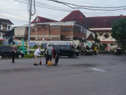 Kecelakaan Lalu Lintas di Simpang Empat Sagan, Pengemudi Sepeda Motor Alami Cedera Kepala