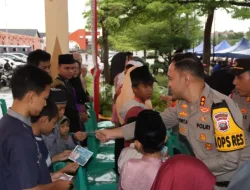 Bazar Ramadhan & Baksos Bhayangkari 2025: Polres Karimun Bagikan 295 Paket Sembako