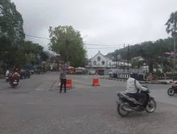 Pengaturan Lalu Lintas Pagi Polres Sawahunto