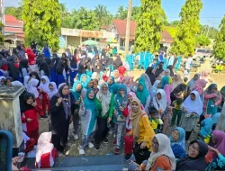 Warga Koto Tinggi Antusias Ikuti Germas, Anggota DPRD Dharmasraya Beri Dukungan