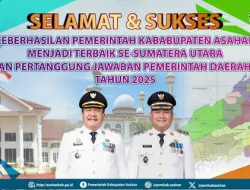 Asahan Raih LPPD Terbaik Tingkat Sumatera Utara