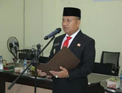 Wakil Bupati Lantik 2 Pejabat di Disdukcapil Kabupaten Asahan