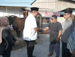Bupati Asahan Serahkan Hewan Kurban Presiden Prabowo Subianto ke Masjid Raya Kisaran