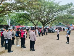 Polres Sawahlunto Gelar Apel Kesiapan Pengamanan Road Race Kandih: Siap Berikan Pengamanan Maksimal
