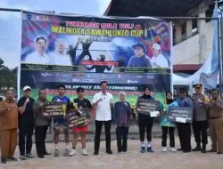 Wali Kota Sawahlunto Tutup Turnamen Bola Voli Wali Kota Sawahlunto Cup I, Kecamatan Talawi Jadi Juara Umum