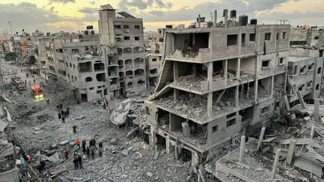 Ilustrasi Gaza setelah berbulan-bulan mengalami blokade Israel.