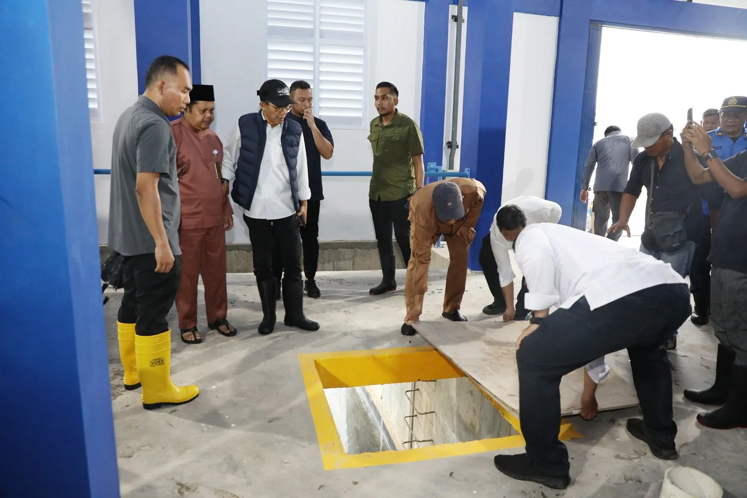 Wali Kota Batam Amsakar Tinjau Rumah Pompa Pasar Jodoh,