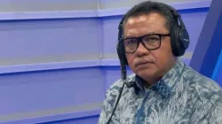 Wakil Ketua Komisi VII DPR RI, Lamhot Sinaga saat sesi Dialog Interaktif bersama PRO3 RRI, Rabu (8/10/2025).