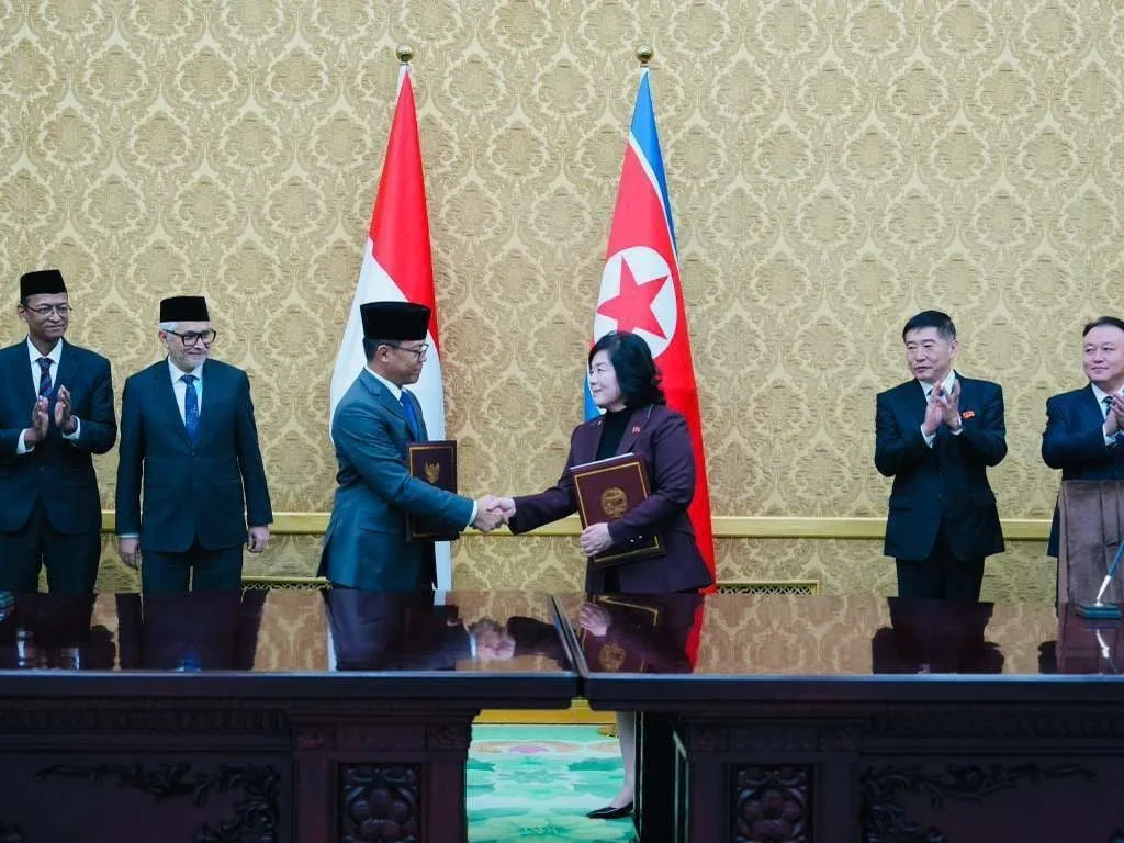Menlu RI Sugiono melakukan pertemuan bilateral dengan Menlu Korut Choe Son Hui membahas penguatan kerja sama di berbagai bidang, yang berlangsung di Pyongyang, Korea Utara.